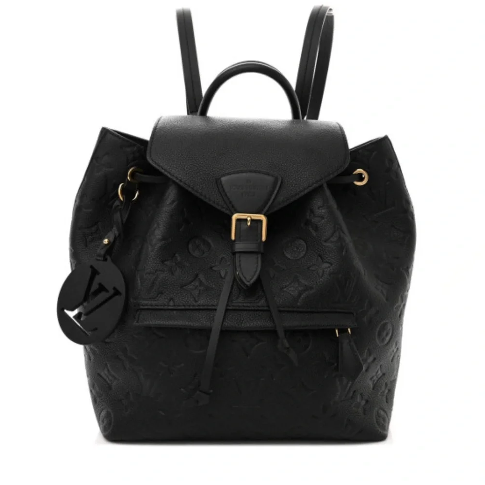 LOUIS VUITTON Empreinte Montsouris NM Backpack Black DISCONTINUED - Picture 1 of 16